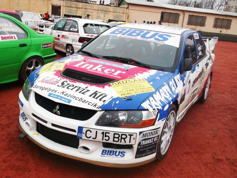 088 Vincze F. Kuti P. Lancer evoIX RTE Parc Ferme