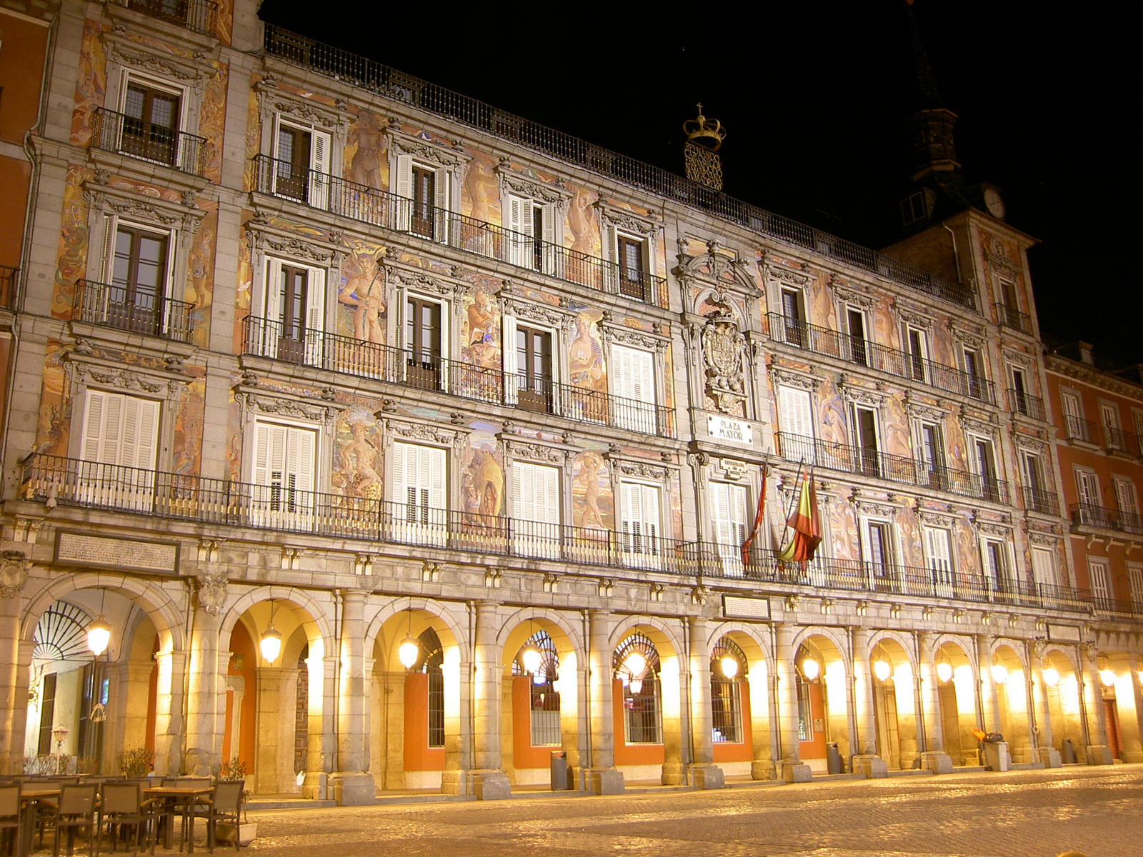 madrid, óvárosi fő tér