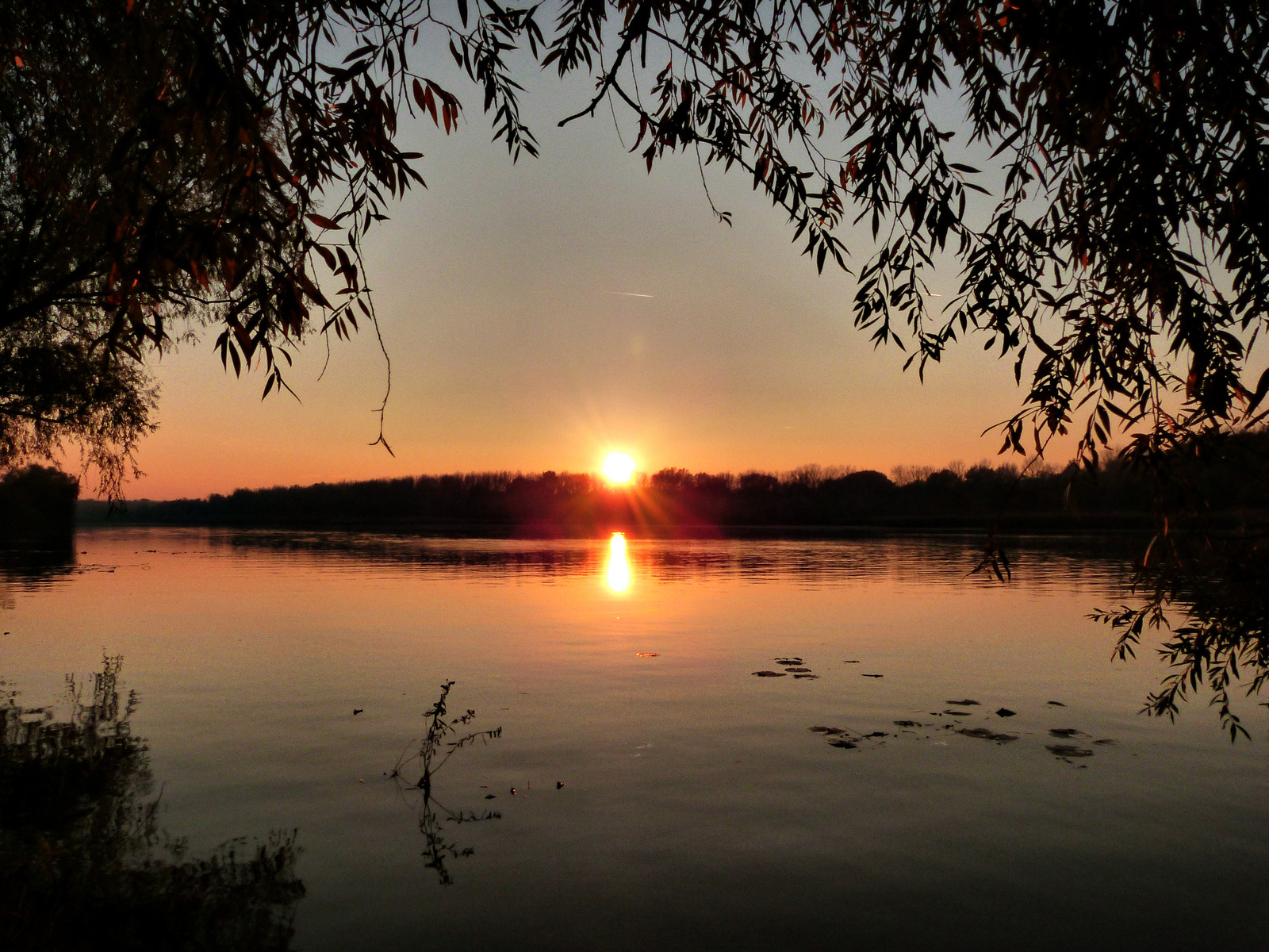 Tisza-tó. Tiszafüred! Naplemente