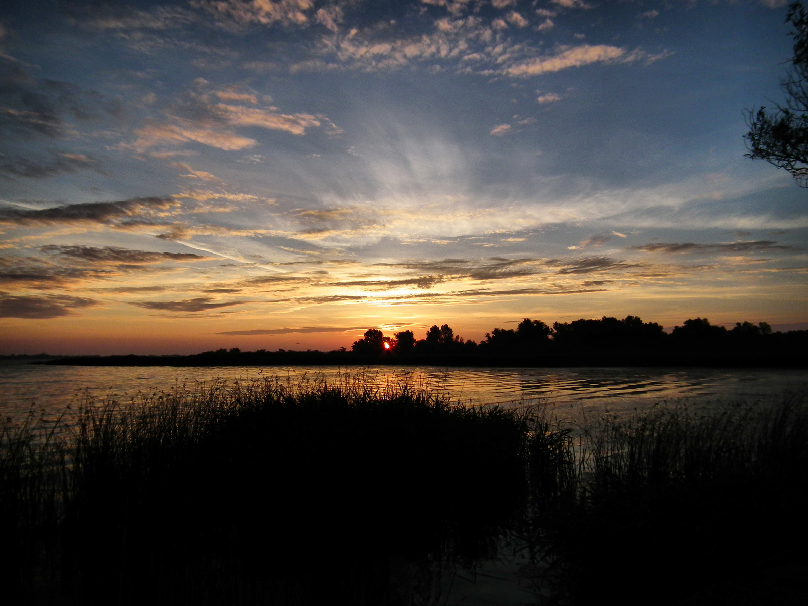 Tisza-tó naplemente!