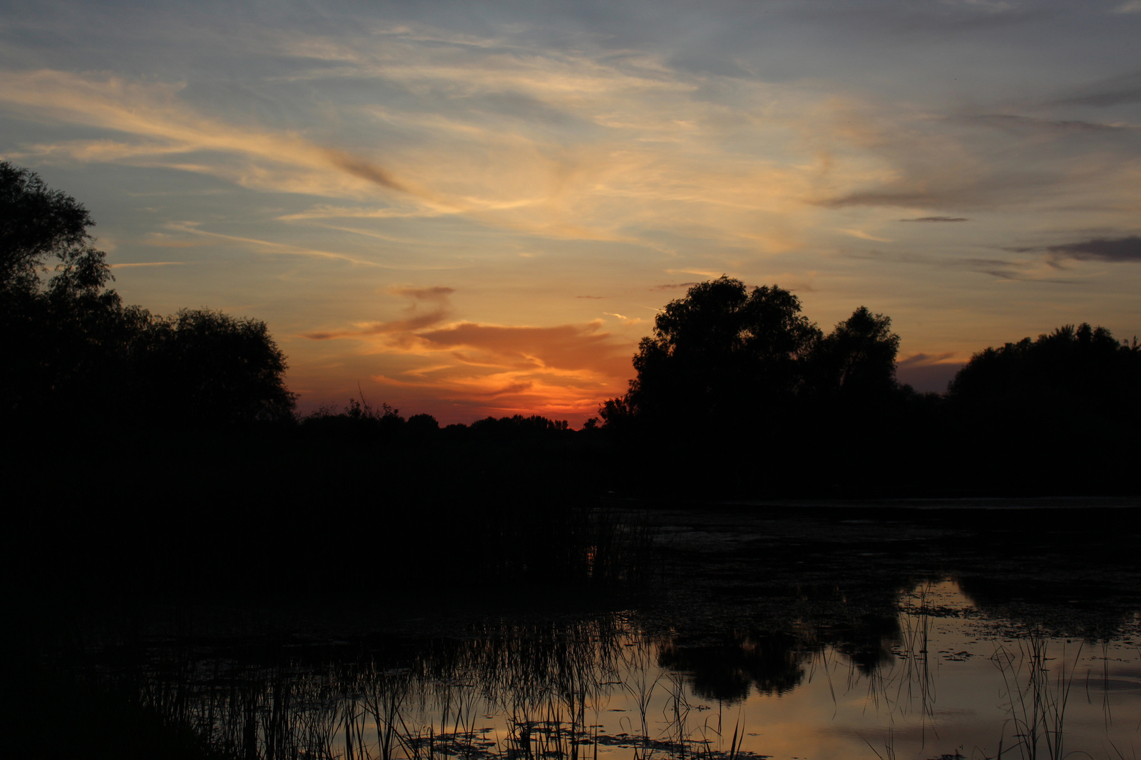 Tisza-tó Naplemente.