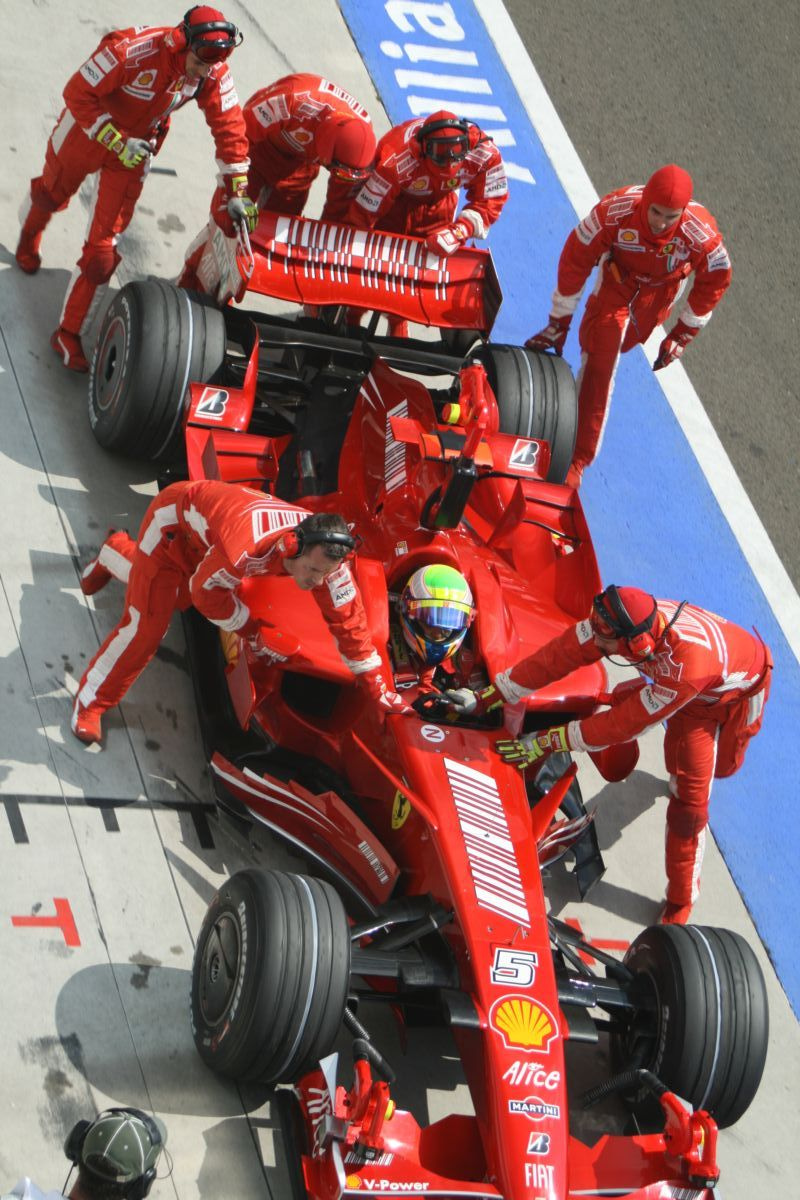 Ferrari team