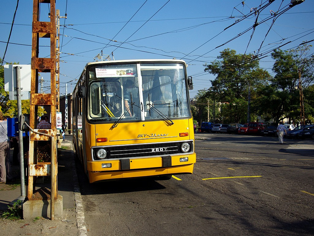 Ikarus 260 T a Pongrác úti troligarázsban 29 2008.10.11