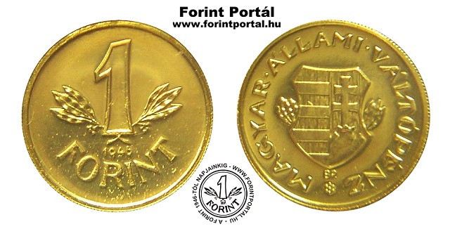 www forintportal hu 1946 1forint mini erme aranyerme atmero 10mm