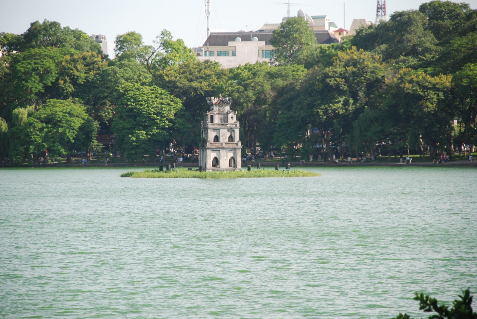 Pagoda on lake