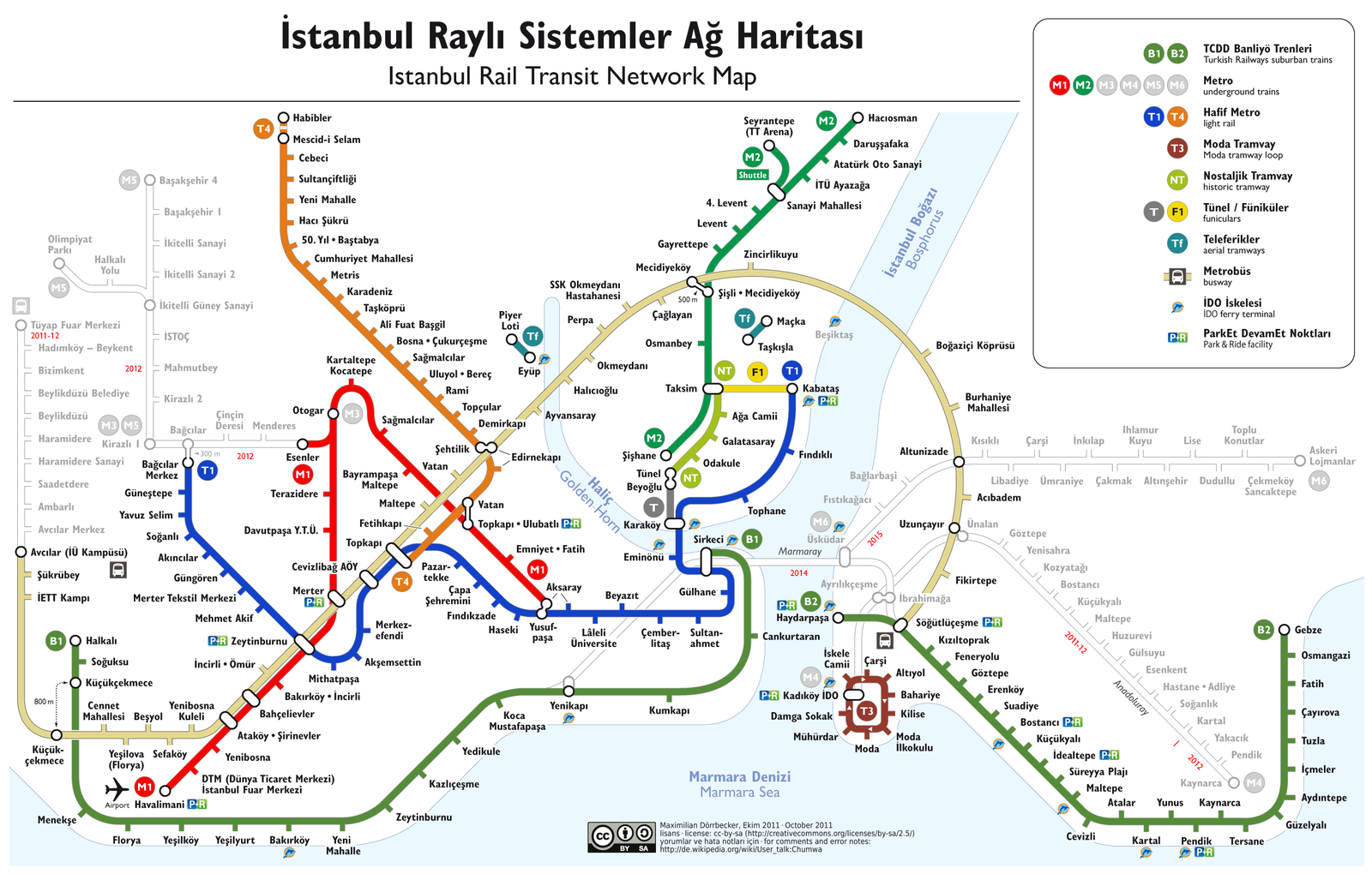 Istanbul Rapid Transit Map with Metrobüs (schematic).png