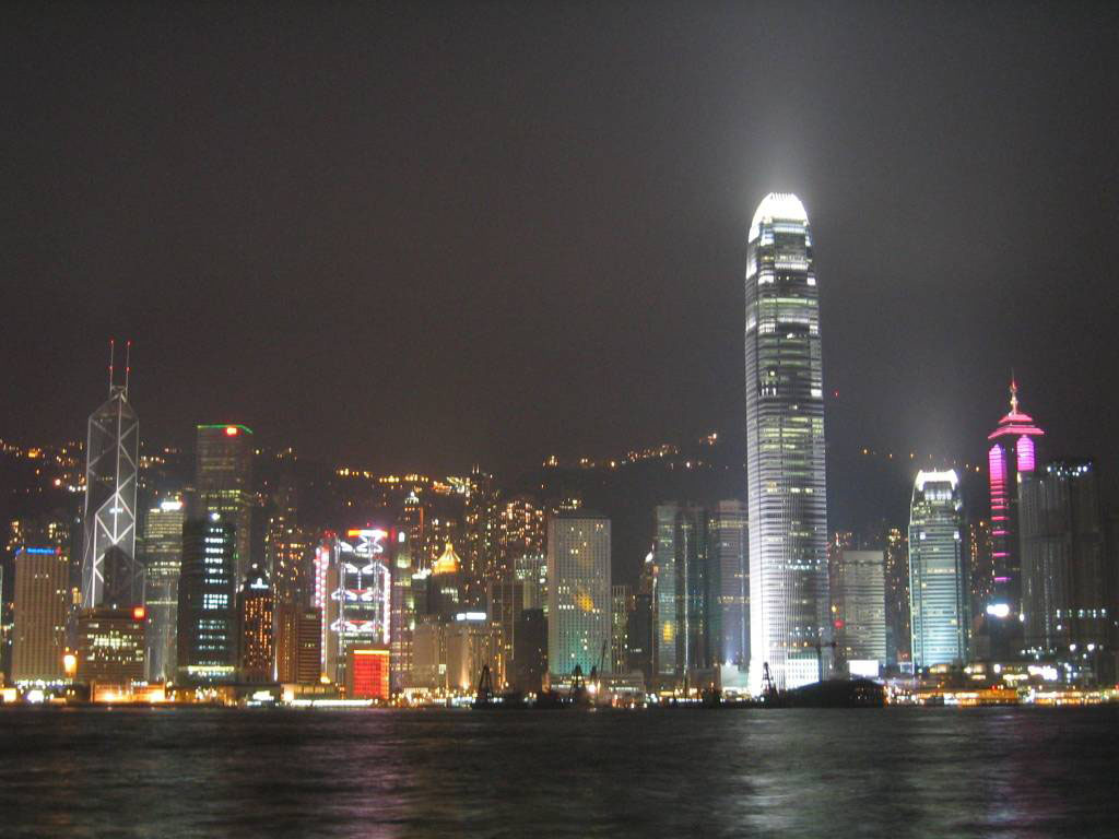 2502 Kowloon Hong Kong Island Skyline at Night