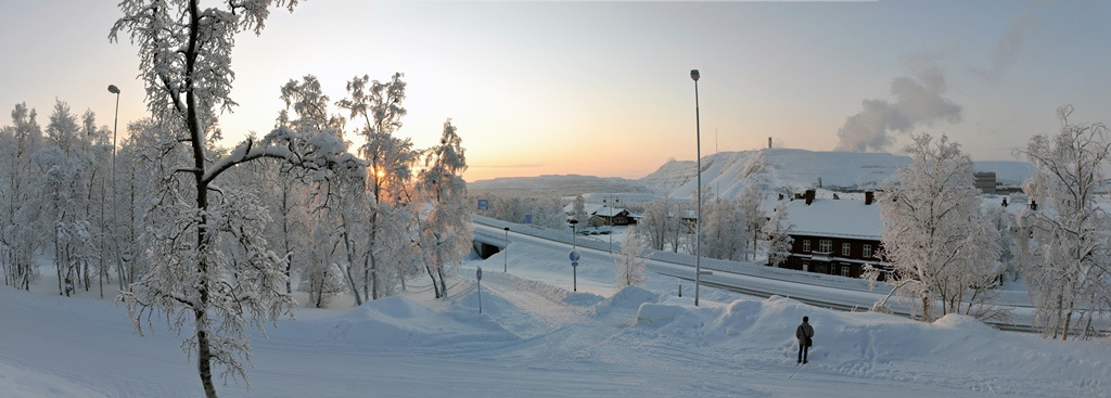 Kiruna mine panorama