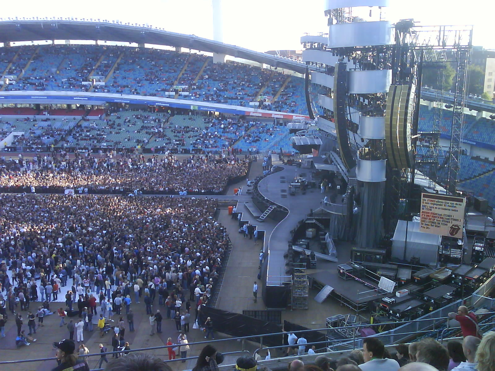 Göteborg- stadion koncertre készen