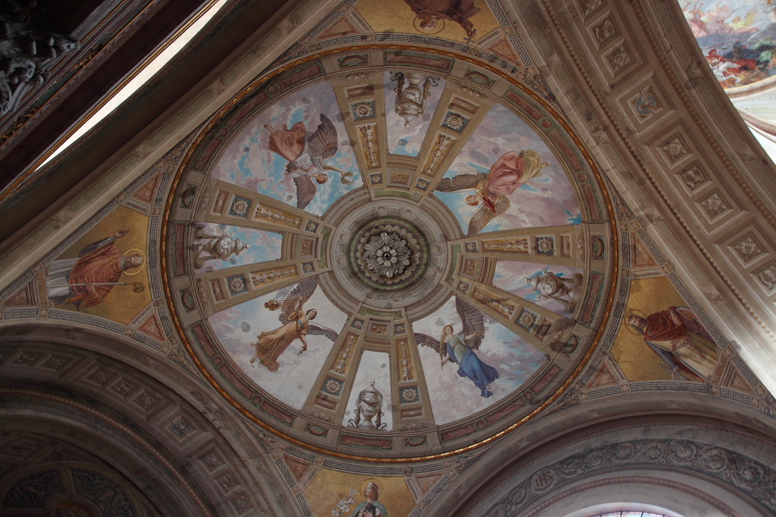 Menyezeti freskó - Egri Bazilika