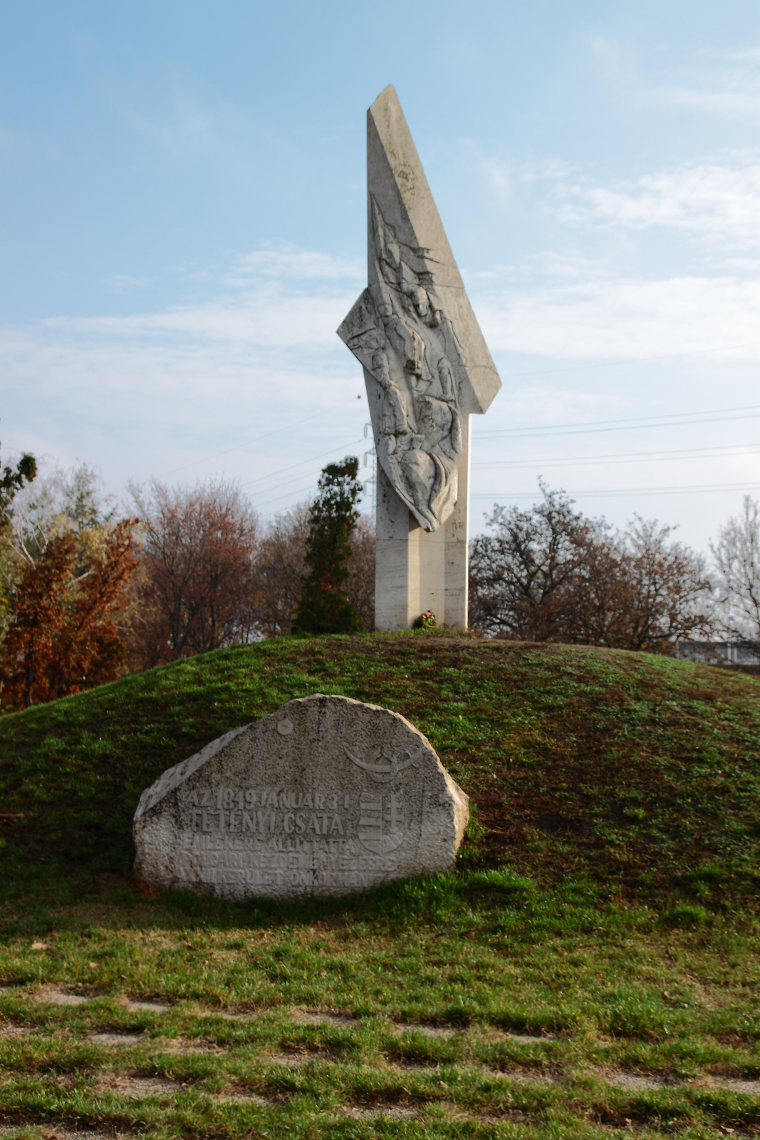 A Tétényi csata emlékműve ( 1849.01.03)