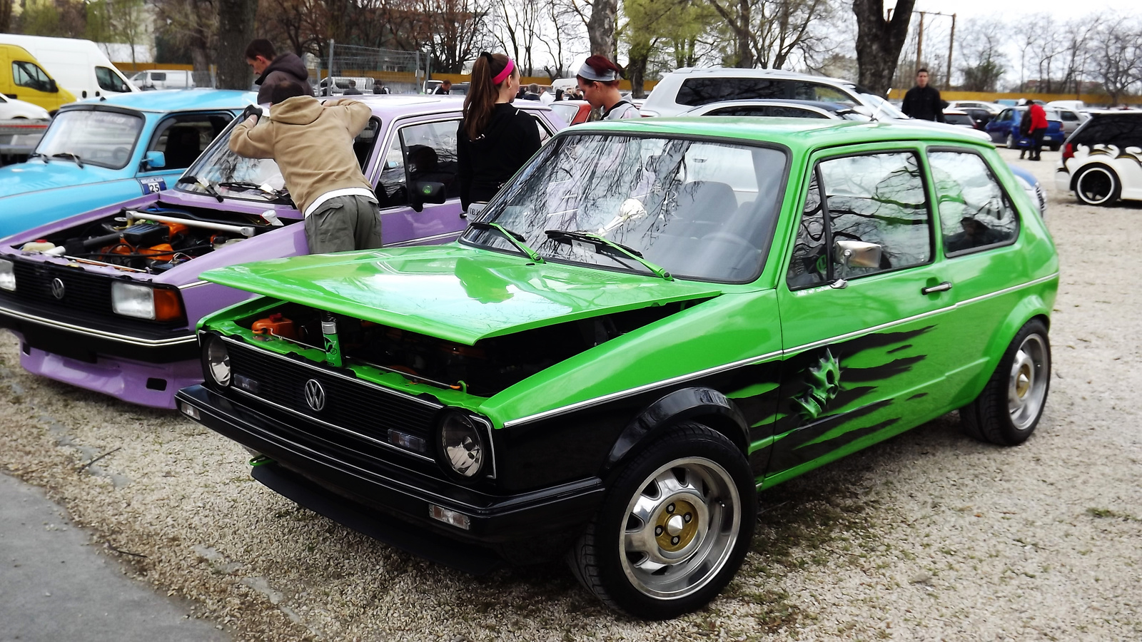 Vw Golf I green