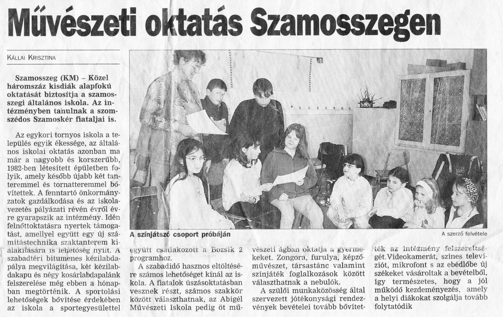 2002.április. 16 kedd Kelet Magyarország Újság cikk