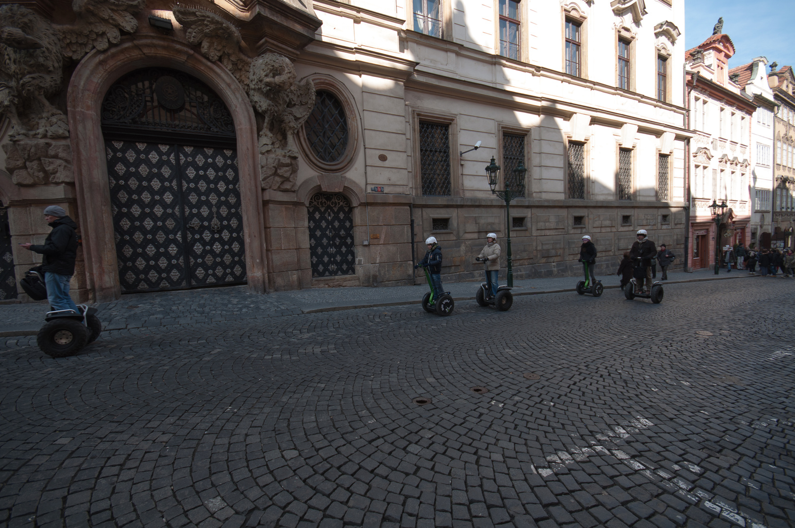 Segway tourist