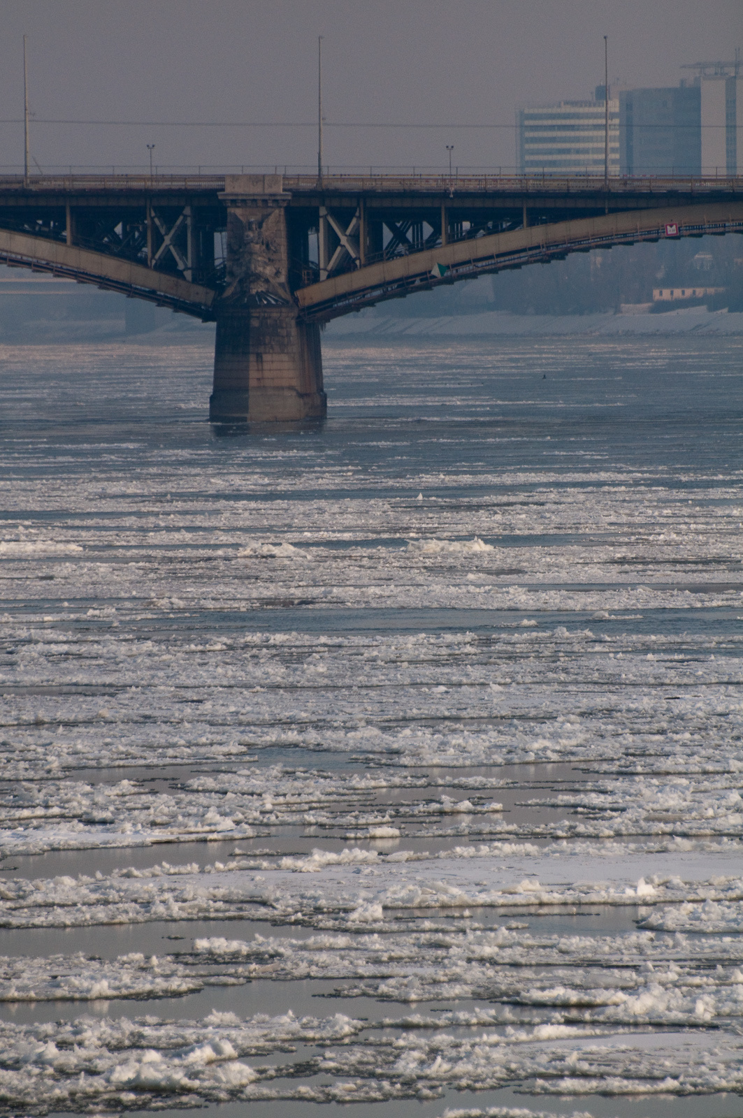 Margit híd, jégzajlás