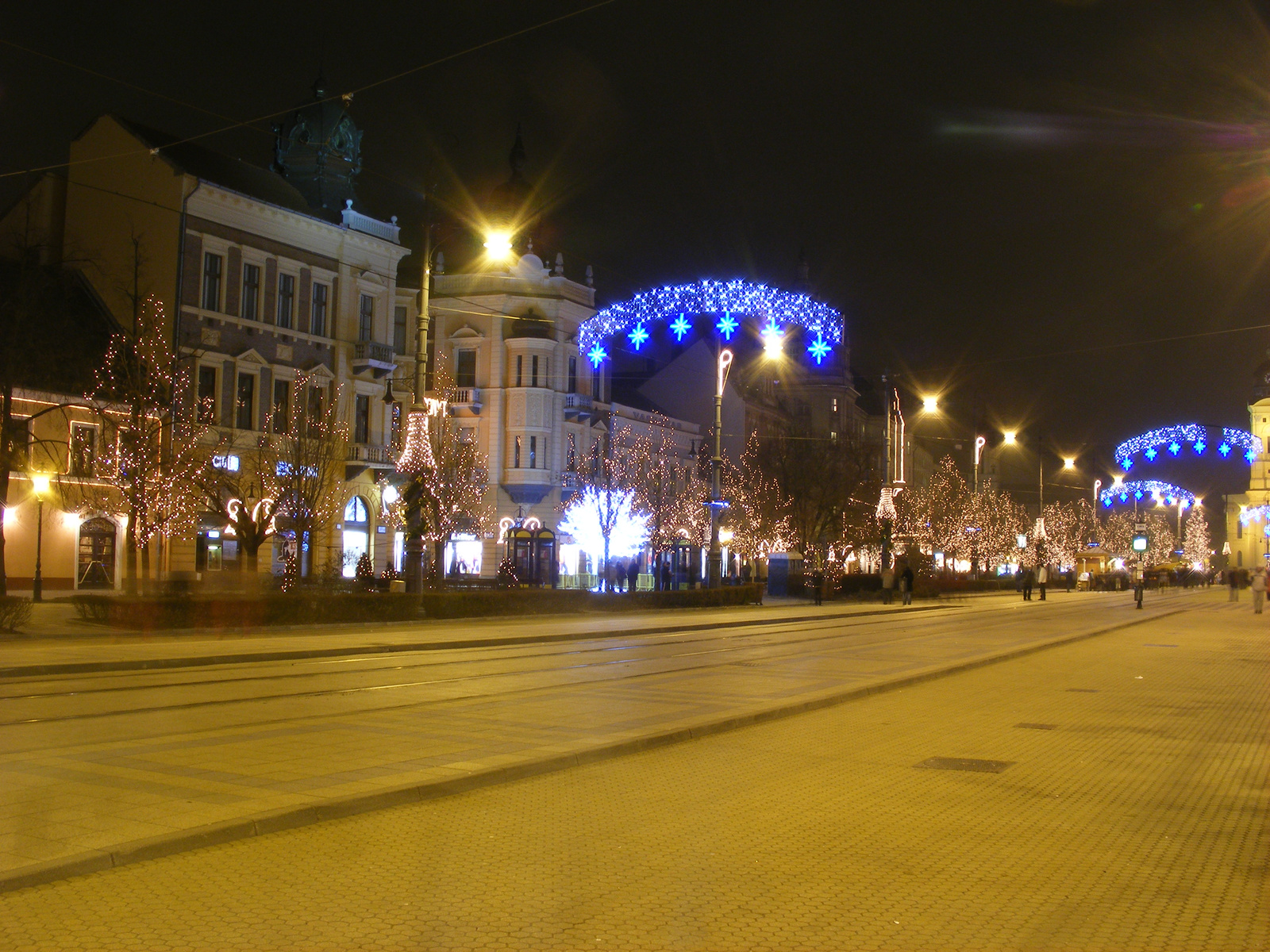 Debrecen Belváros - Ünnepi fények