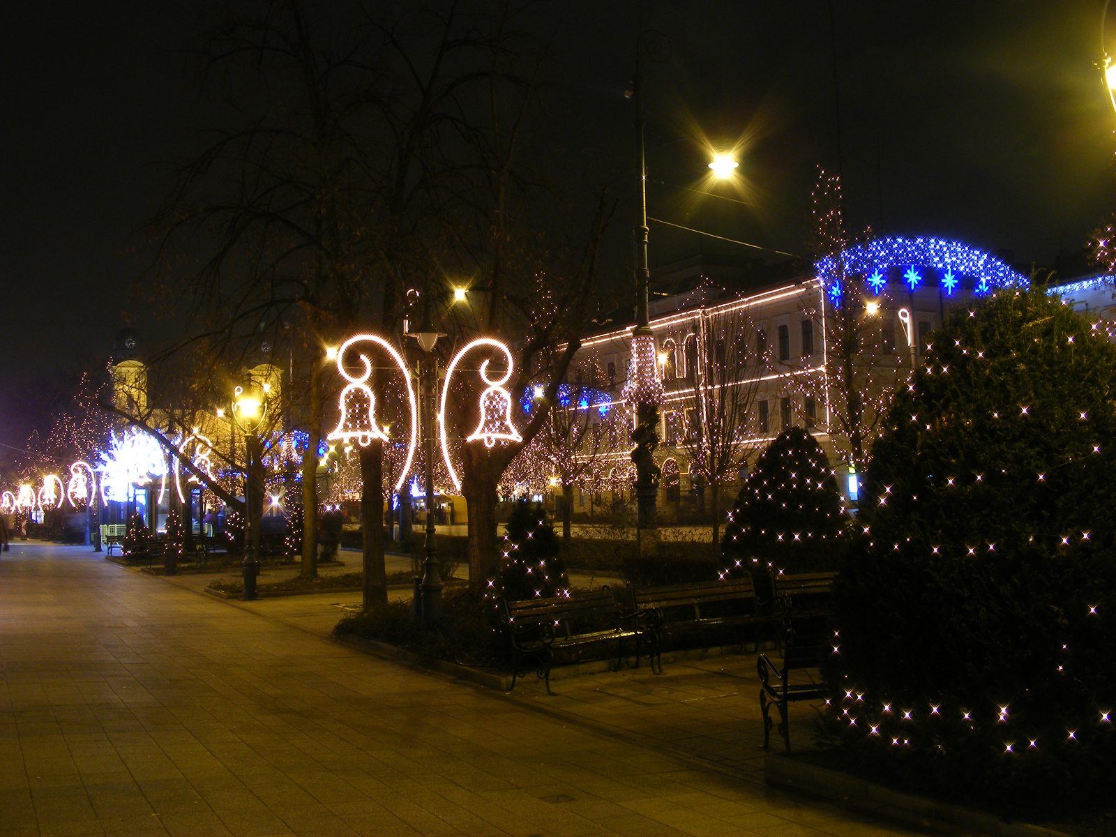 Debrecen Belváros - Ünnepi fények