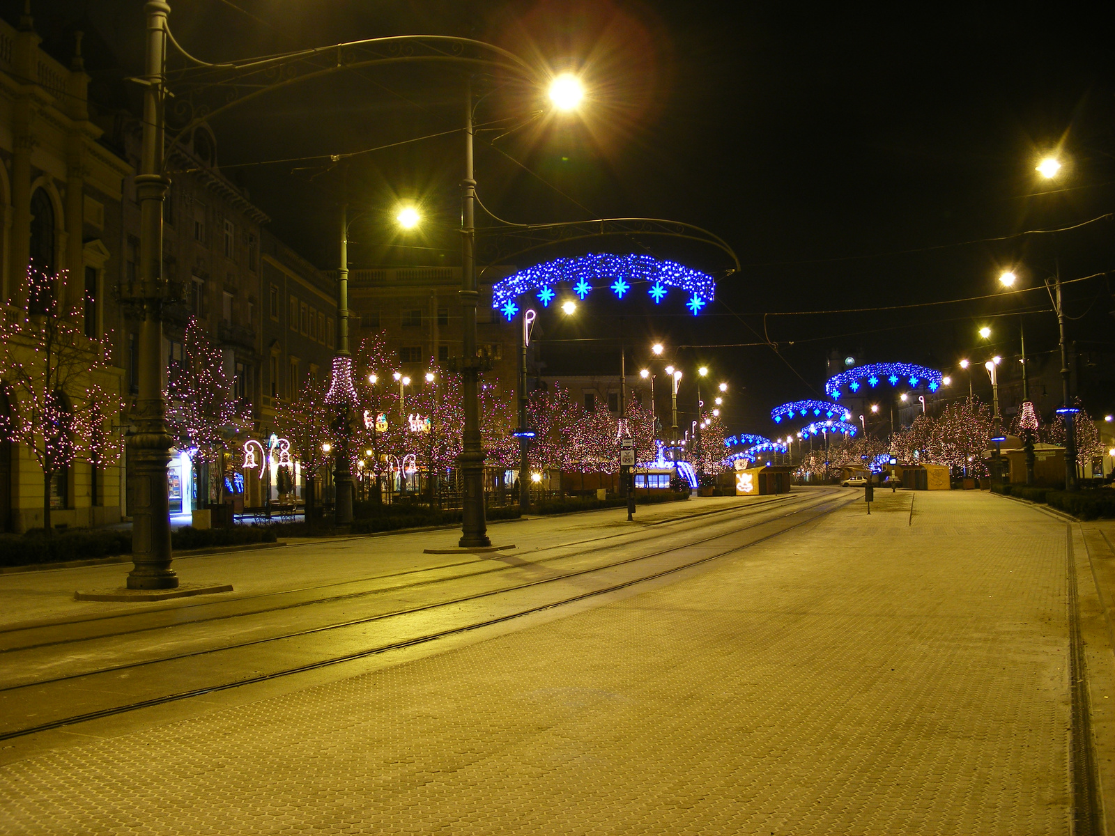 Debrecen Belváros - Ünnepi fények