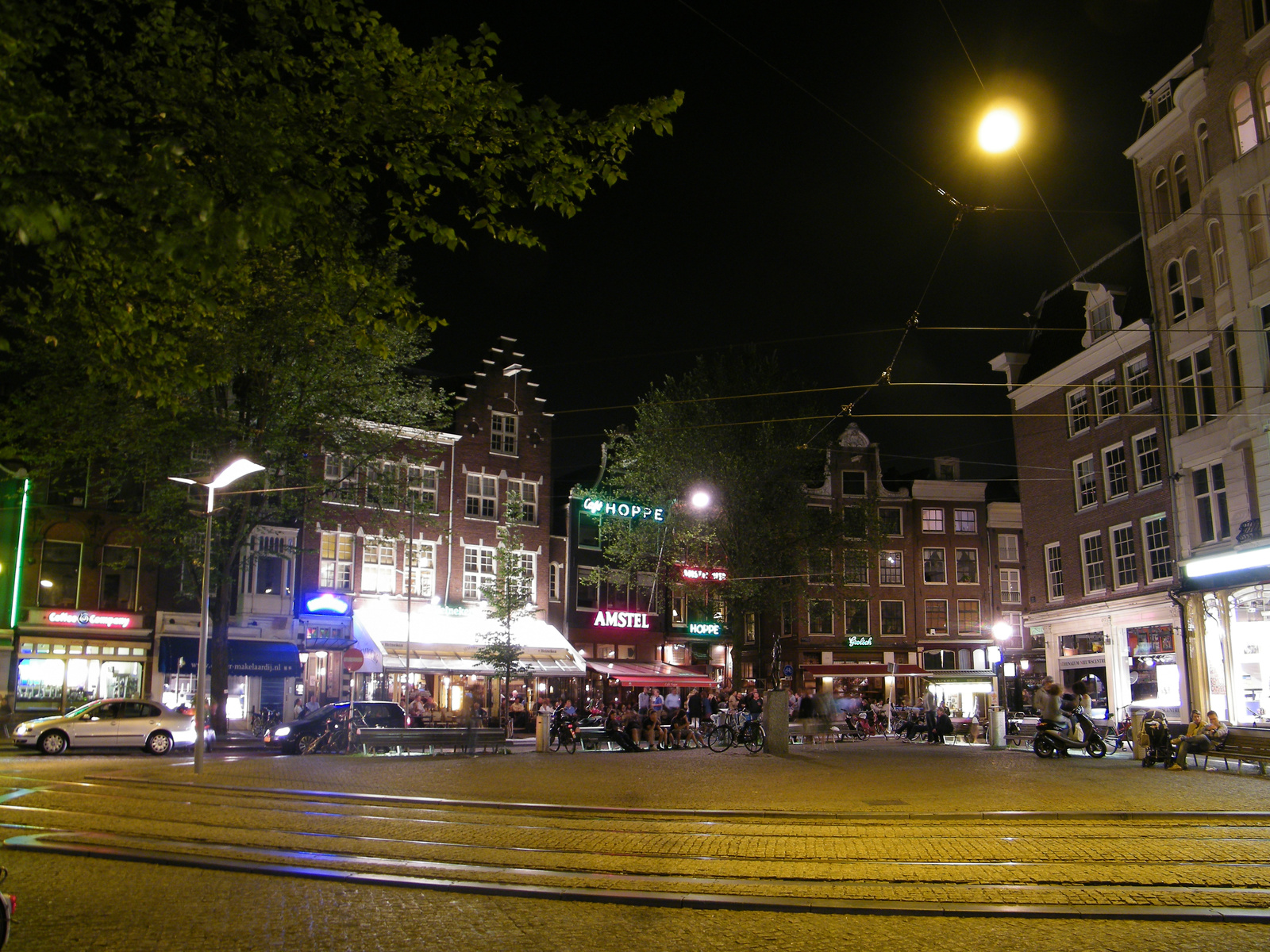 Dam, Amsterdam at night