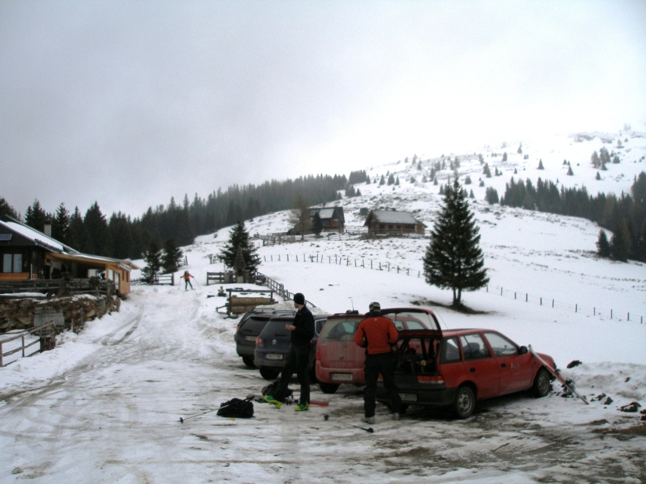 Greimhaus-nál a parkolóban (1649 m).