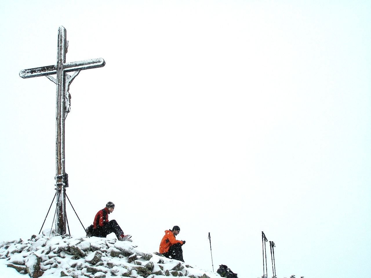 Greim-csúcsán 2474 m.