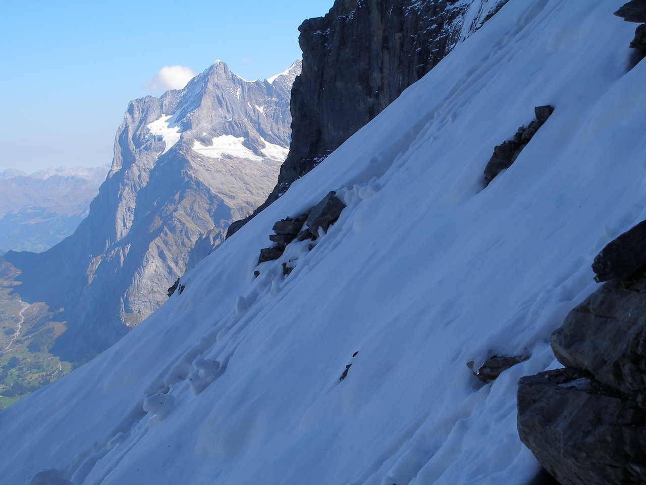 Wetterhorn az Eiger északi falából.