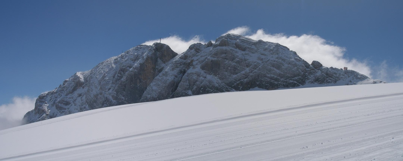 Grosser Koppenkarstein tömbje a Schladminger Gletscher-ről.