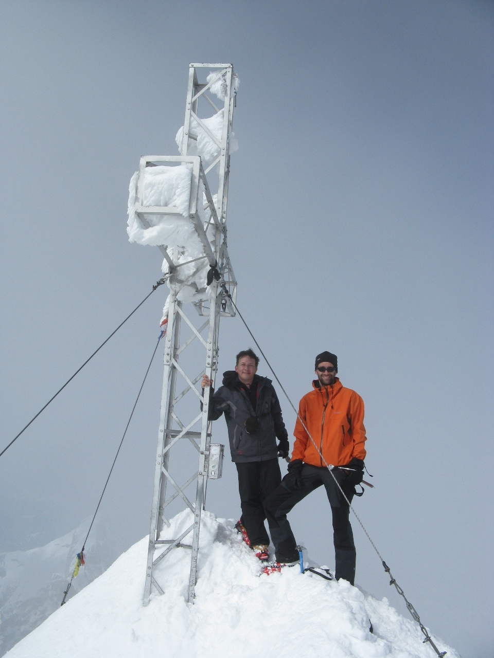 Hoher Dachstein csúcsán. (Foto:Pintér Farkas)