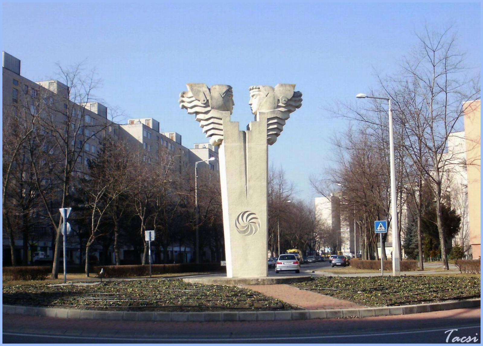 Az örmény és magyar nép barátságát szimbolizáló szobor