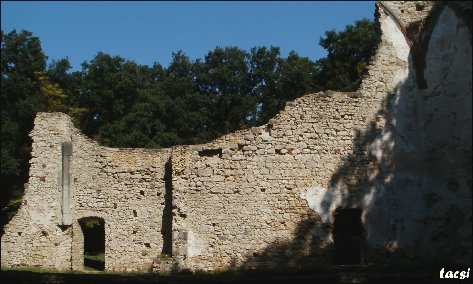 Nagyvázsonyi Pálos kolostor romjai