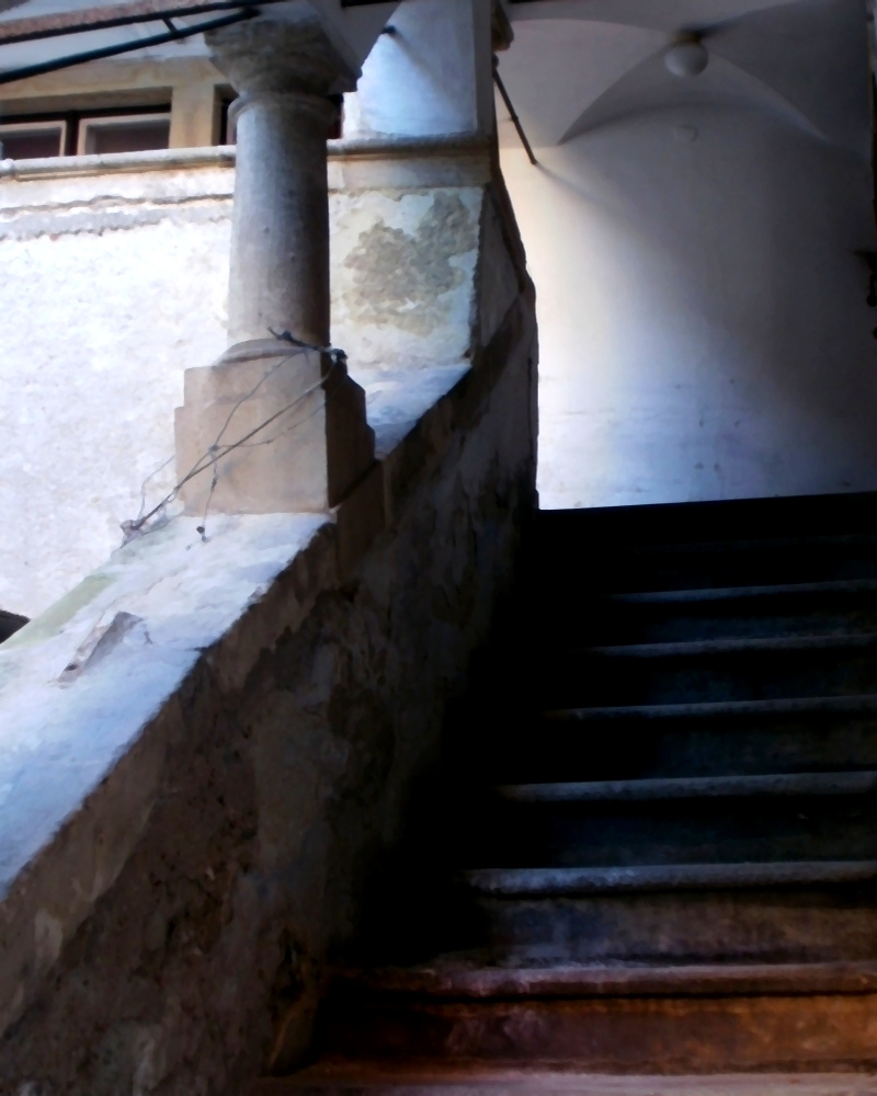 Reneszánsz loggia és lépcső