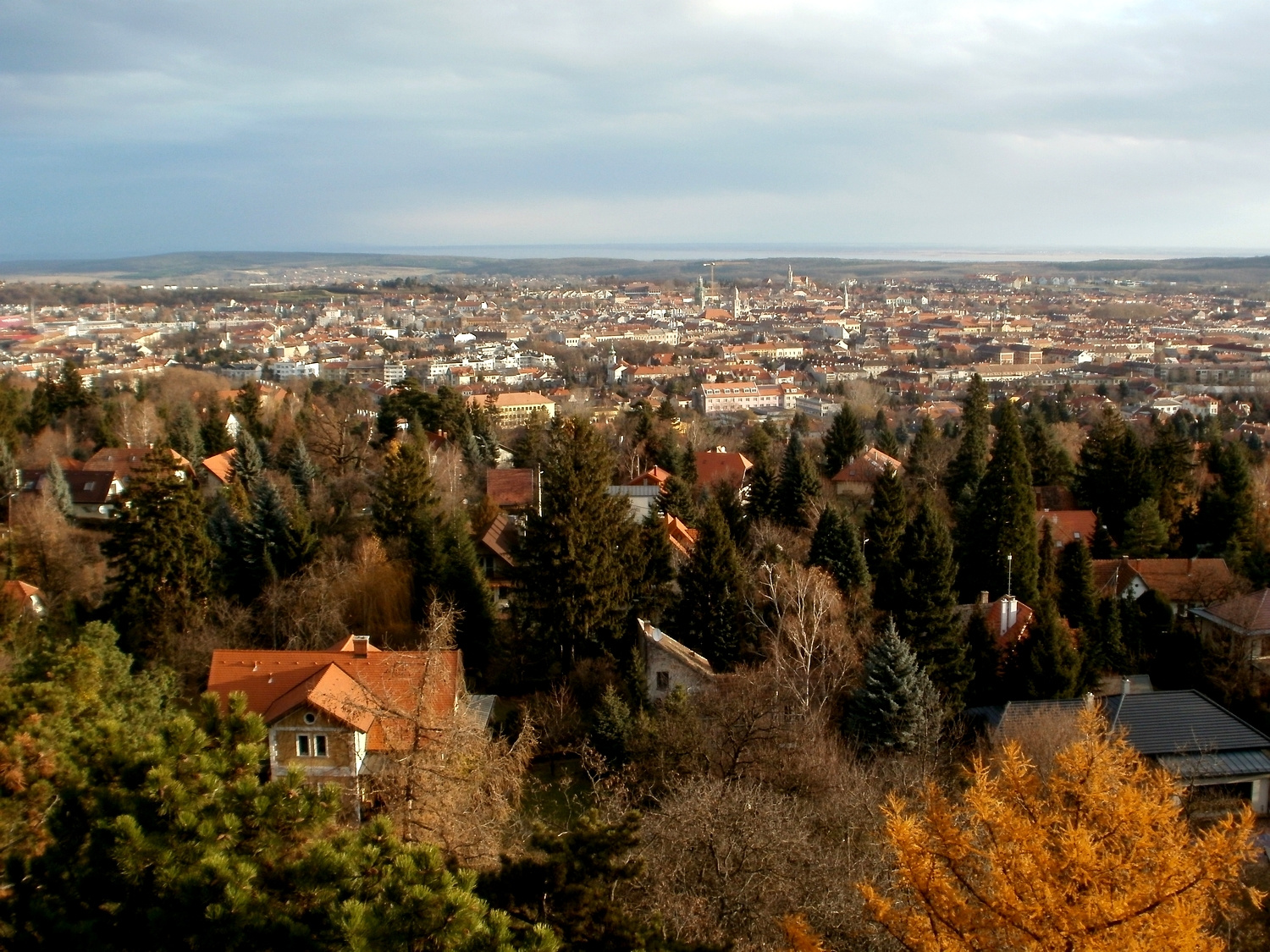 Sopron a Sörházdombi kilátóról