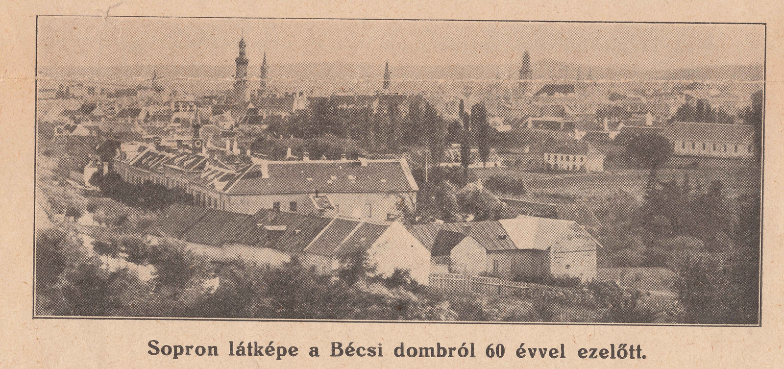 16. Sopron látképe a Bécsi dombról