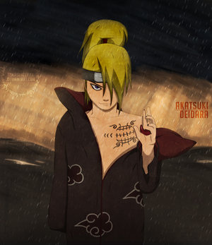 Akatsuki Deidara   Last Bang by TomasLacerda