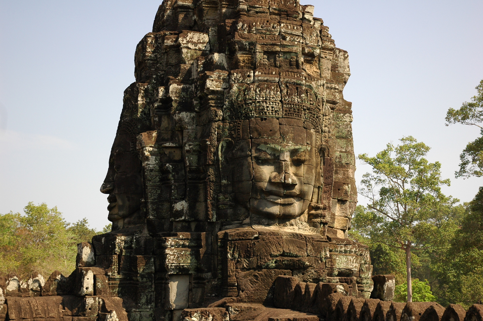 Bayon egyik arca a 200ból