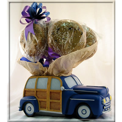 woody car cookie bouquet