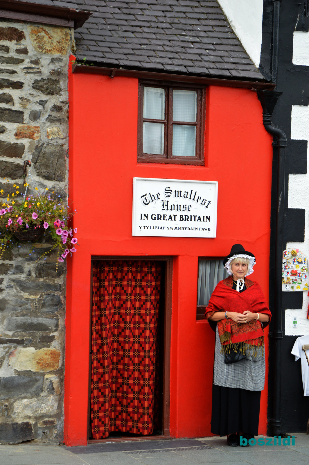 DSC 3806 Conwy város, a legkisebb ház..