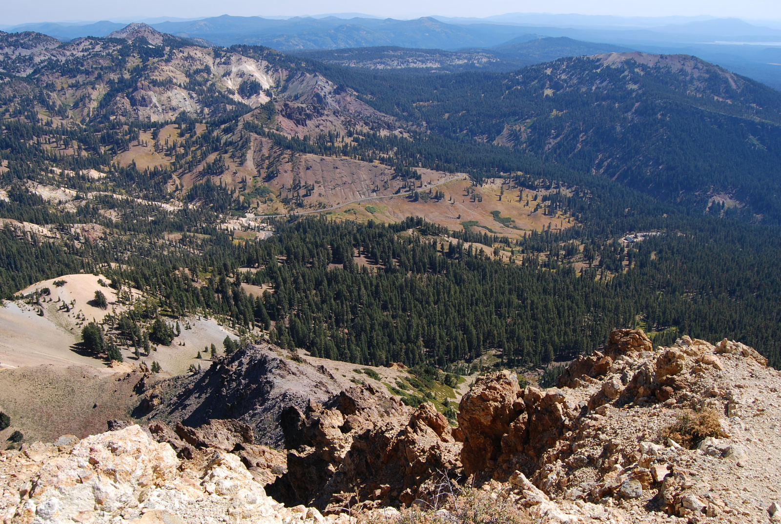 US12 0920 015 View From Brokeoff Mountain, Lassen NP, CA