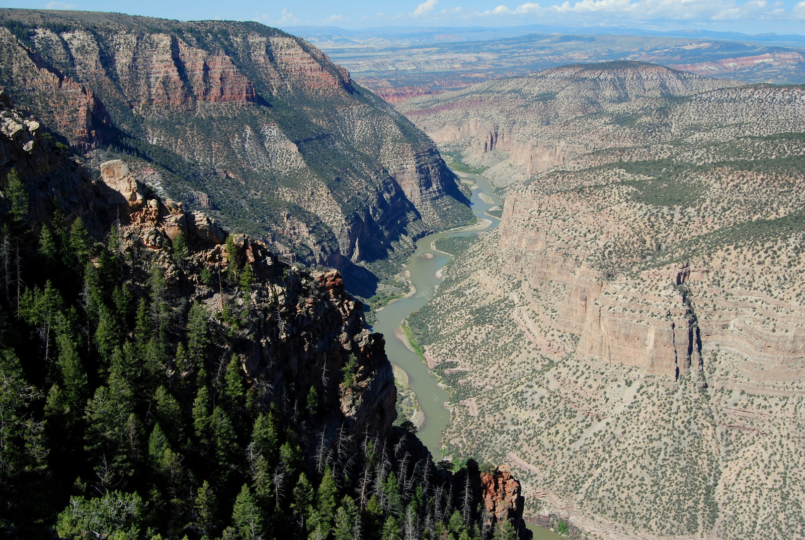 US14 0919 023 Harpers Corner Trail, Dinosaur NM, CO