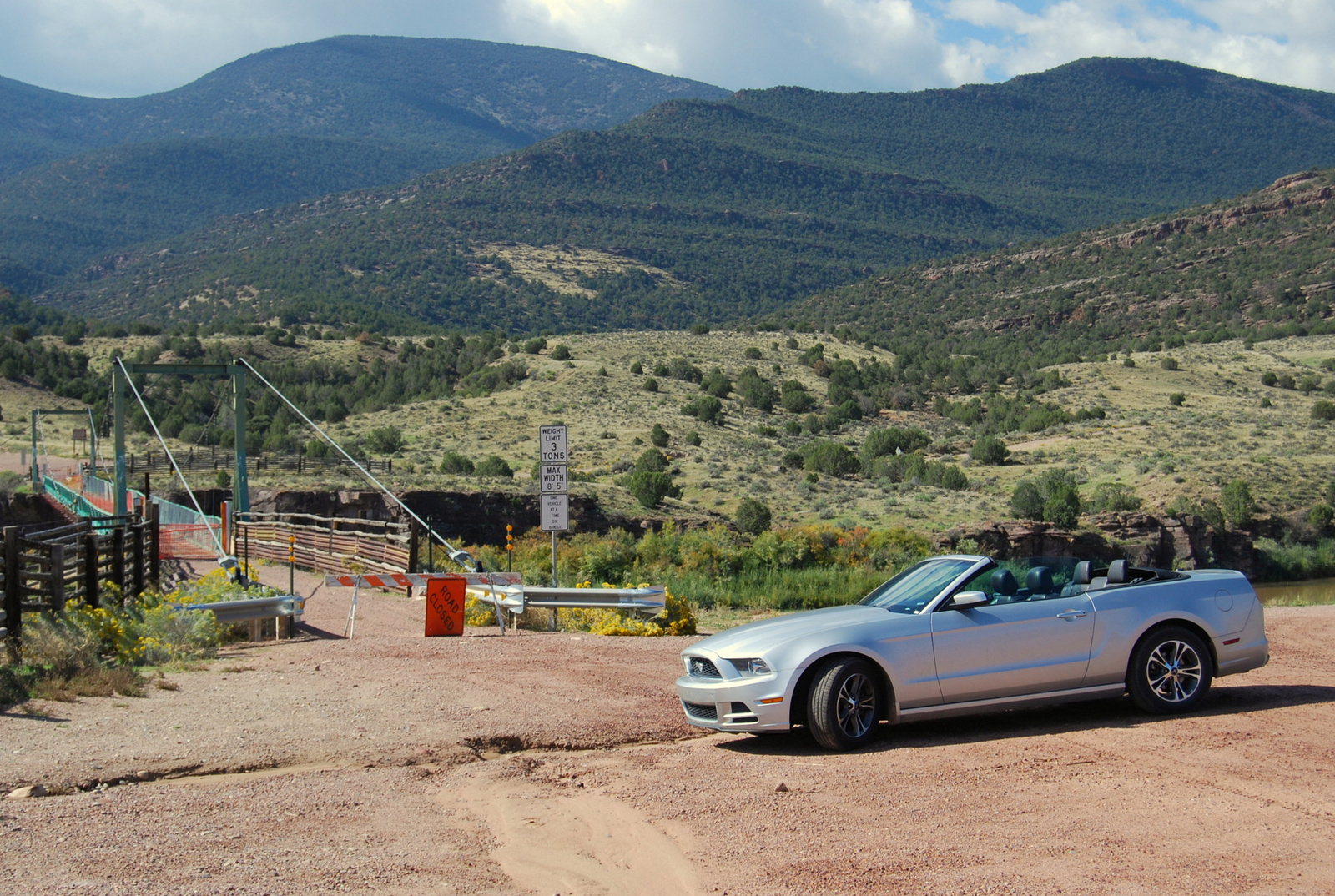 US14 0923 035 Swinging Bridge, Browns Park, CO