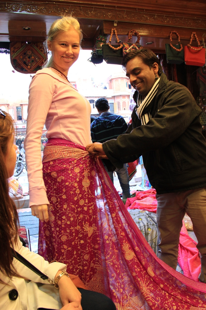 Jaipuri piac Borcsi