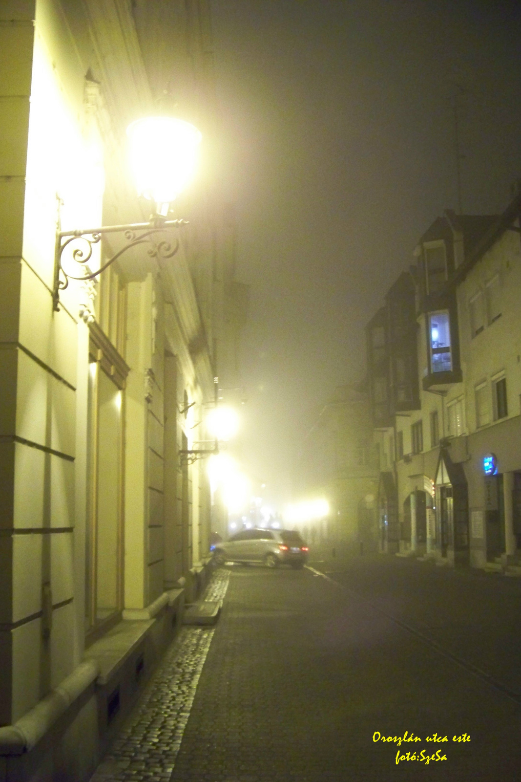 Oroszlán utca este