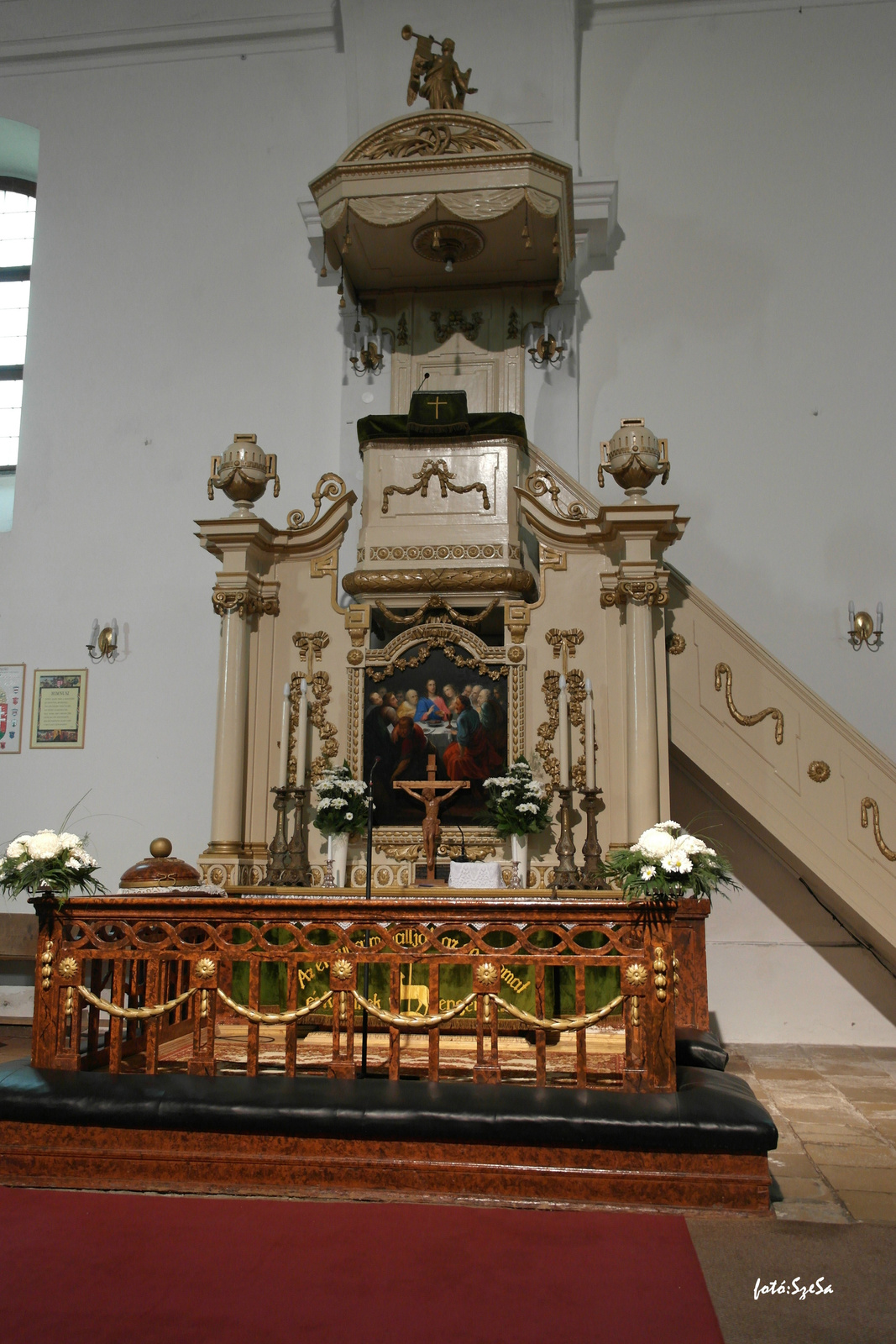 Oltár, Orosháza evangélikus templom.