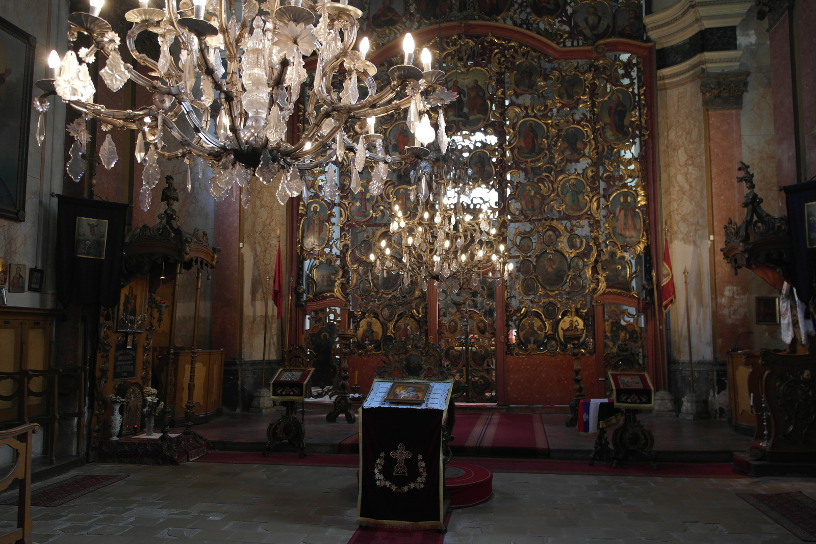 Szent Miklós templom ikonosztázionja Szegeden