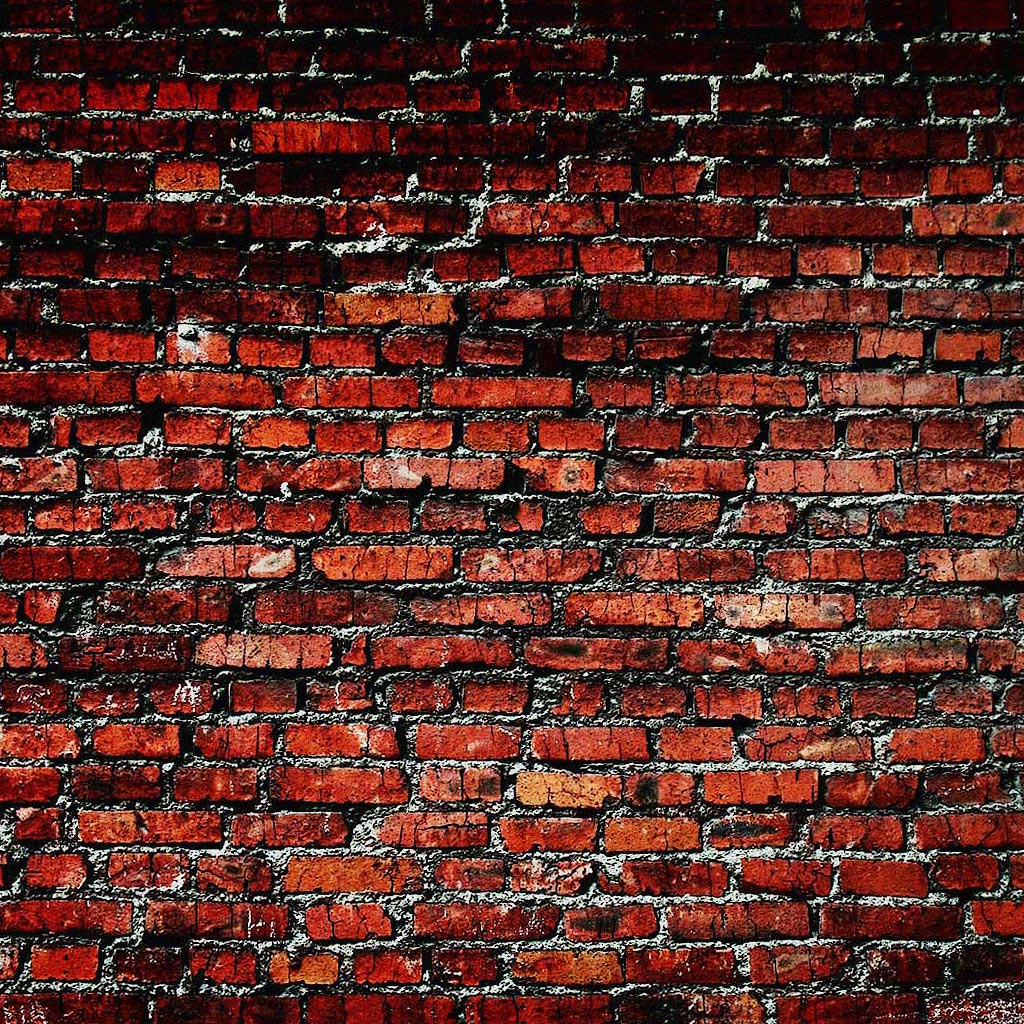 Old Red Brick Wall Background