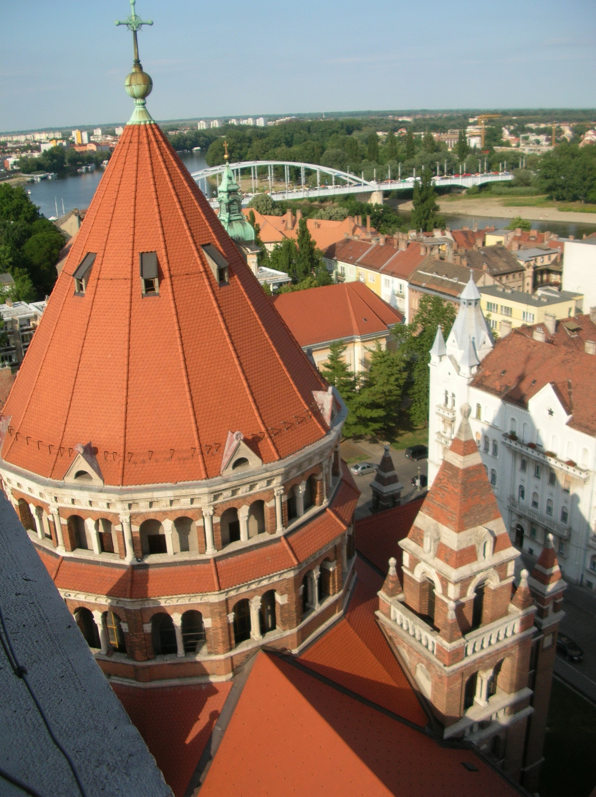 Szeged - a Dóm tornyából nézve a Dóm