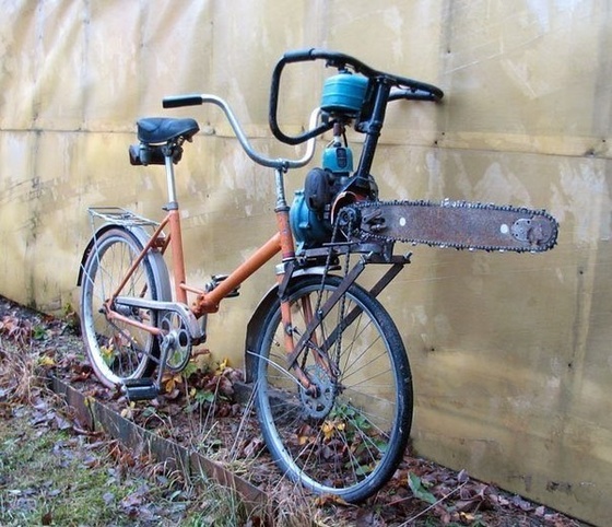 chainsaw-bike