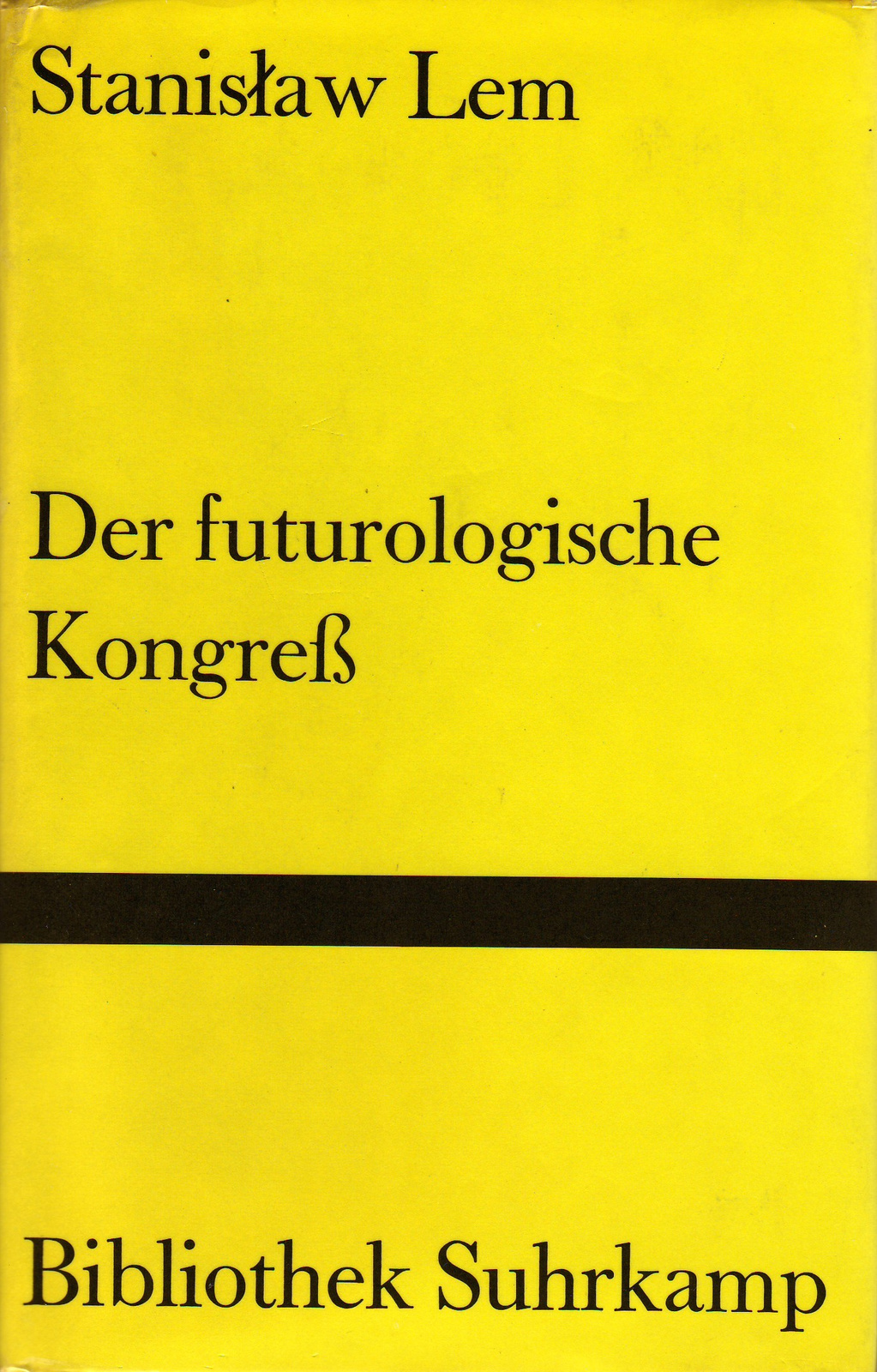 Futurological Congress German Suhrkamp 1975