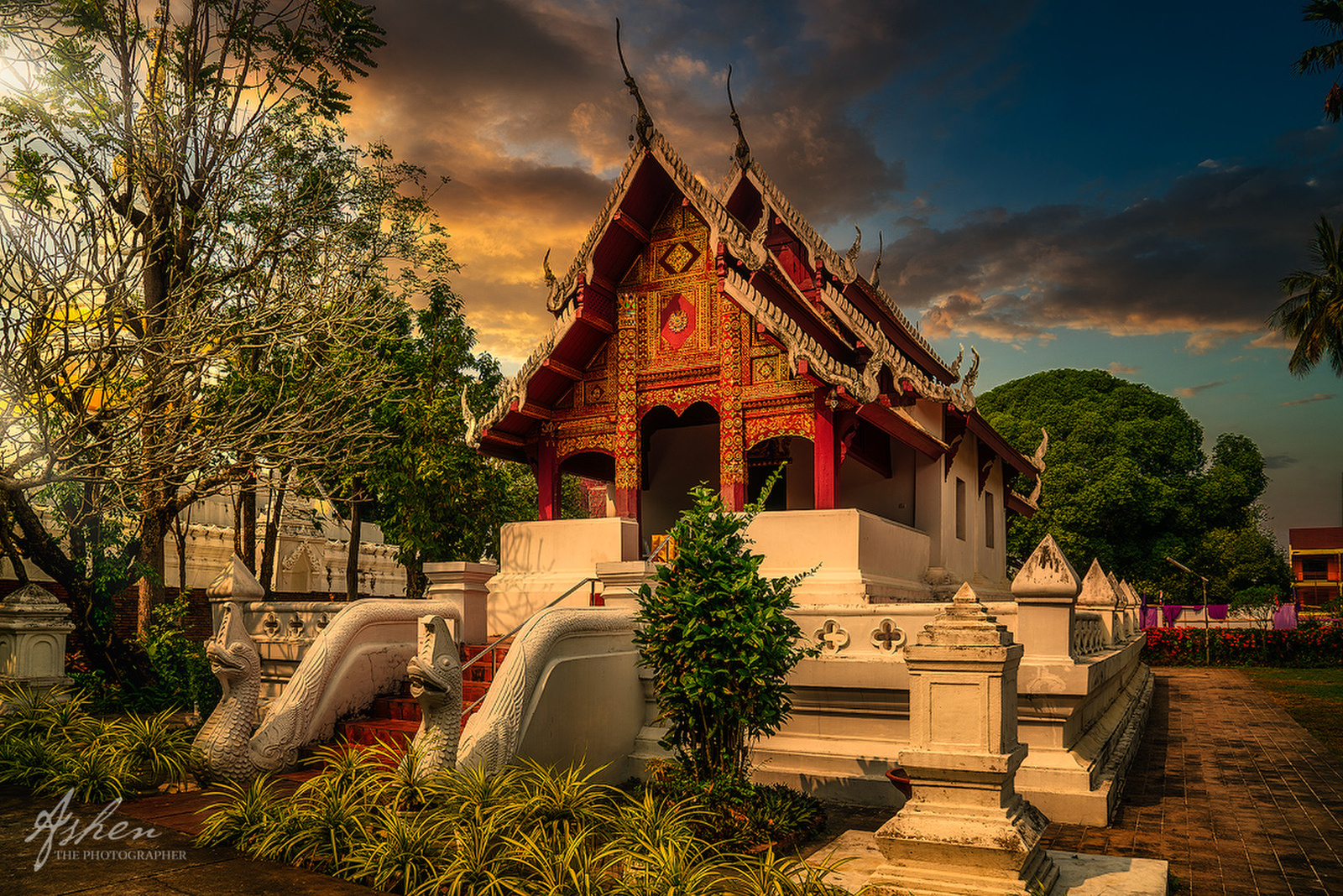 a temple in Lampang