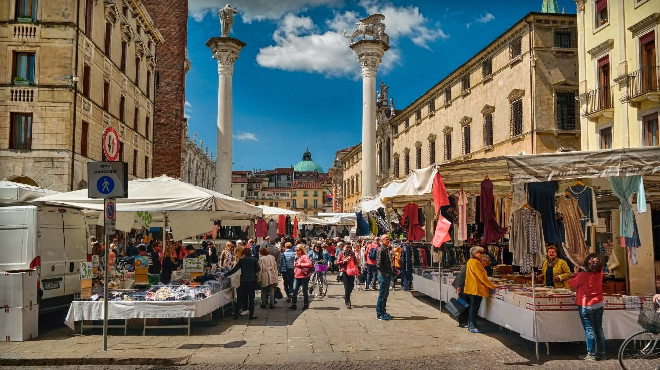 Piac Vicenzában